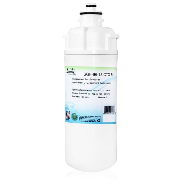 SGF-96-13 CTO-B Replacement water filter for Everpure EV9691-66